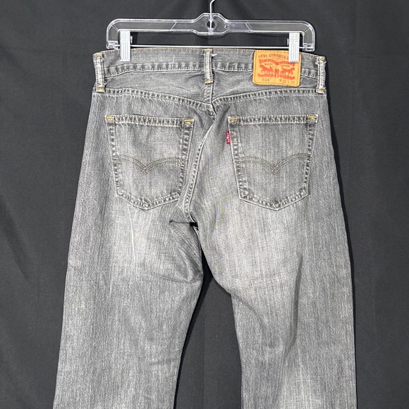 Levis 514 Straight Fit Grey Denim Jeans Mens 31x32 00514-0312 - Picture 5 of 10
